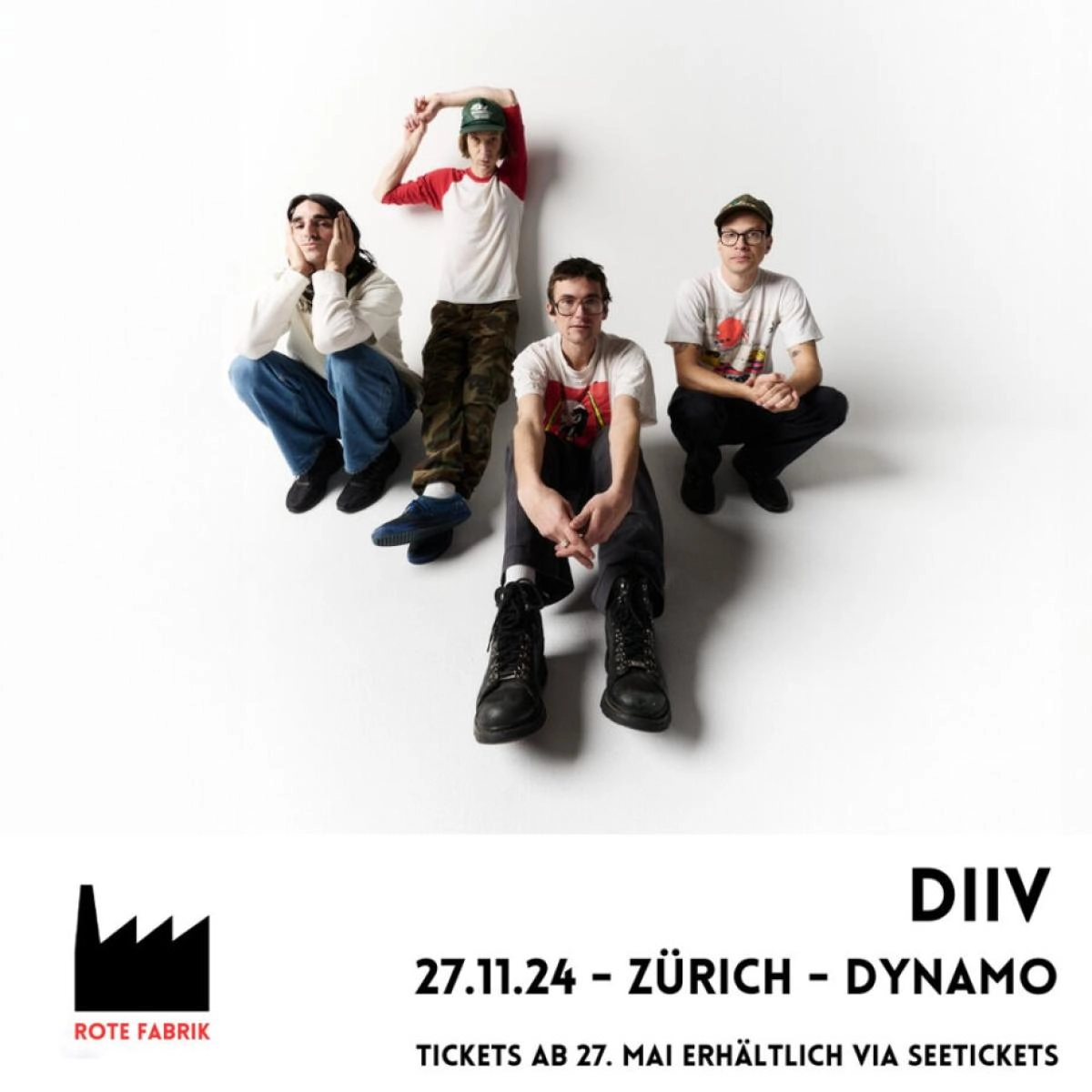 Billets DIIV (Dynamo Zurich - Zurich)