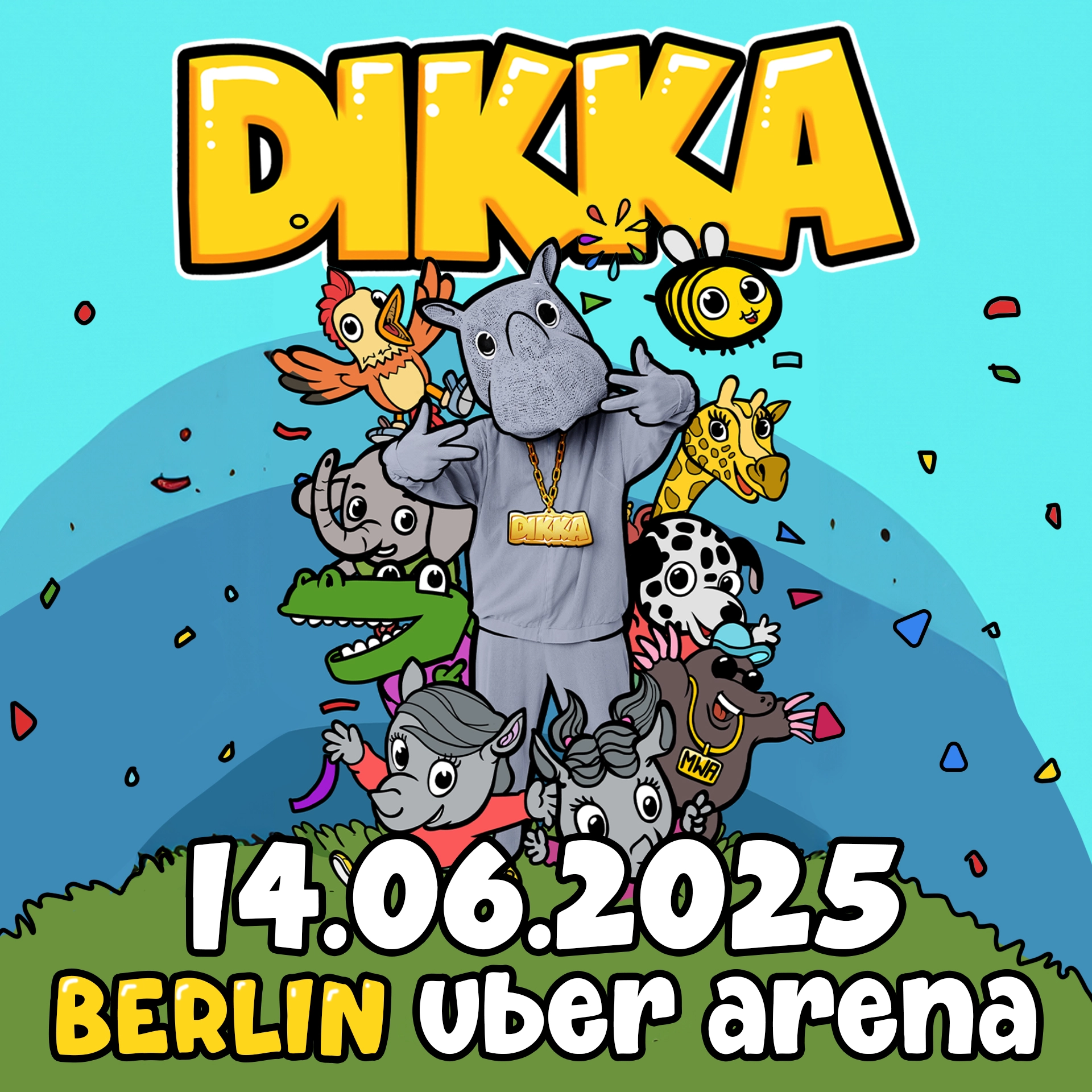 DIKKA at Uber Arena Tickets