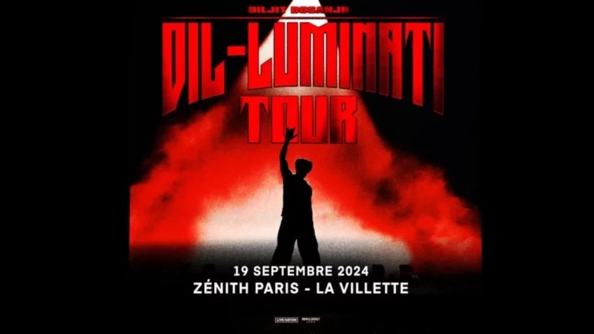 Diljit Dosanjh in der Zenith Paris Tickets