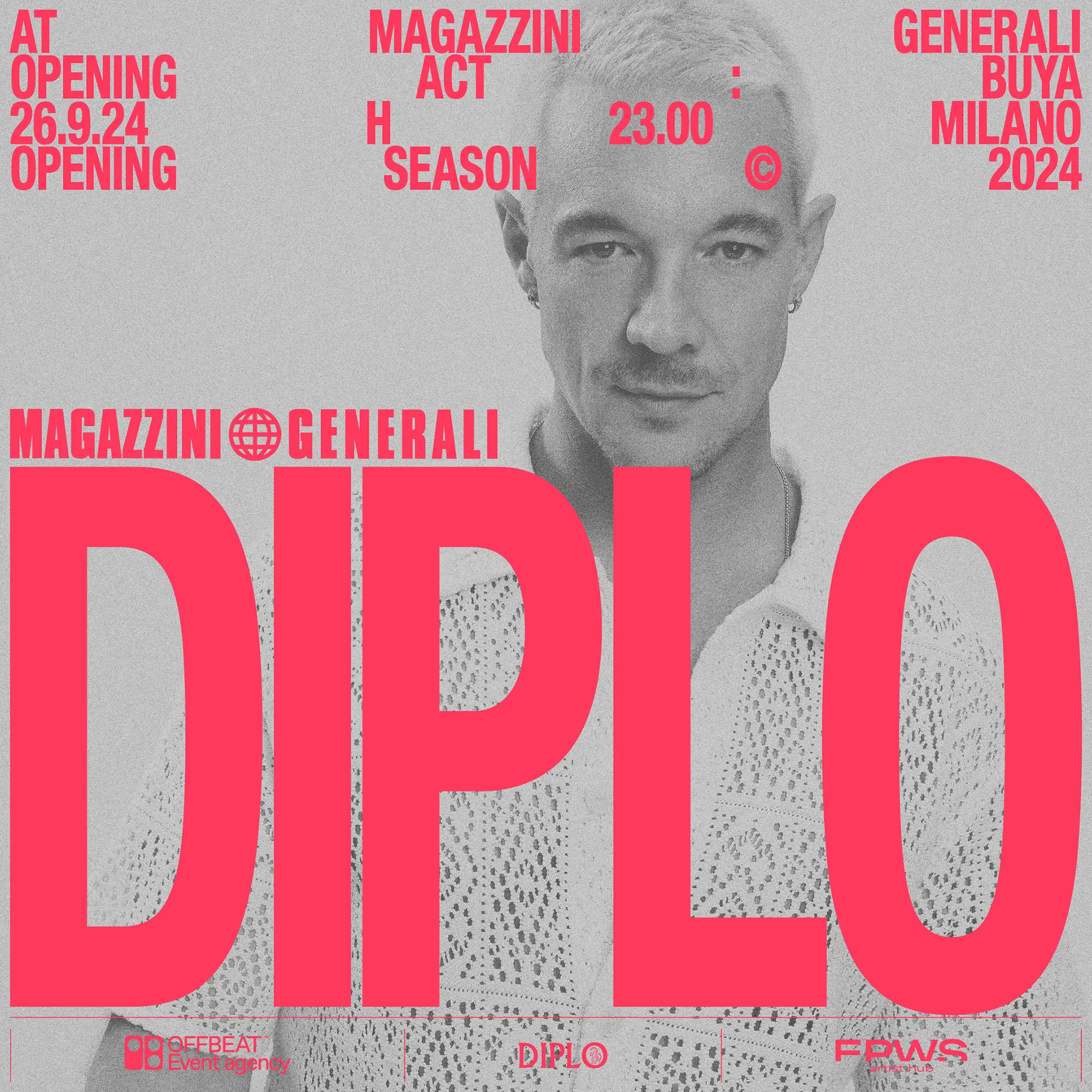 Billets Diplo (Magazzini Generali - Milan)