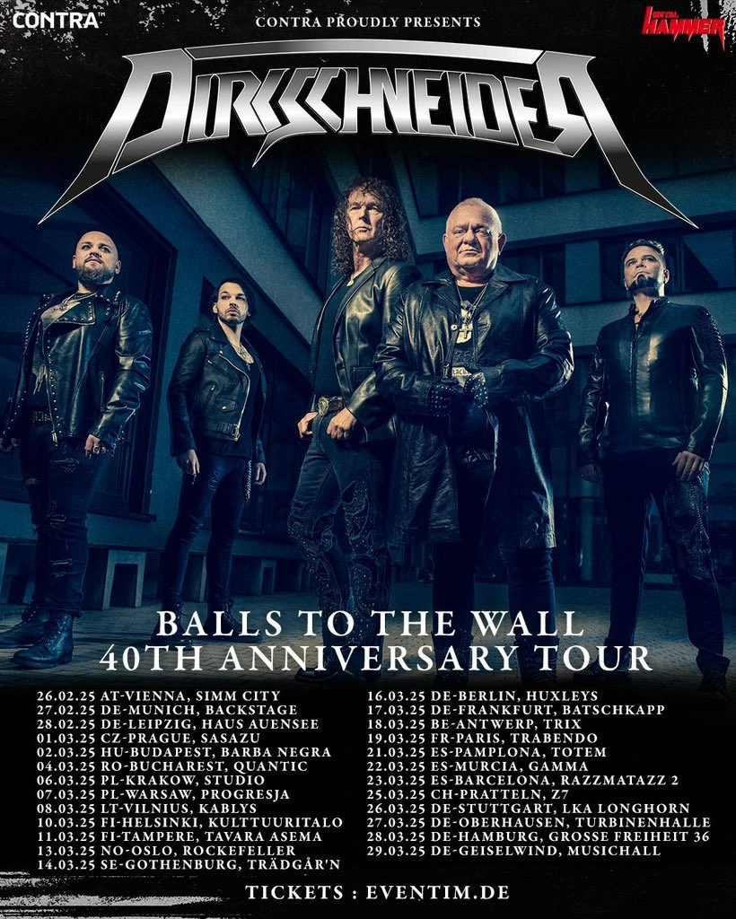 Dirkschneider at Backstage Werk Tickets