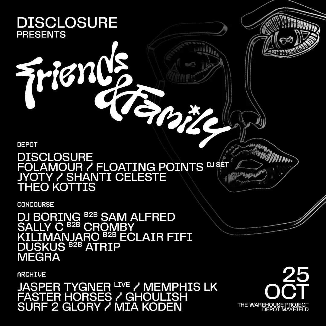 Billets Disclosure Presents Friends and Family (Depot Mayfield - Manchester)