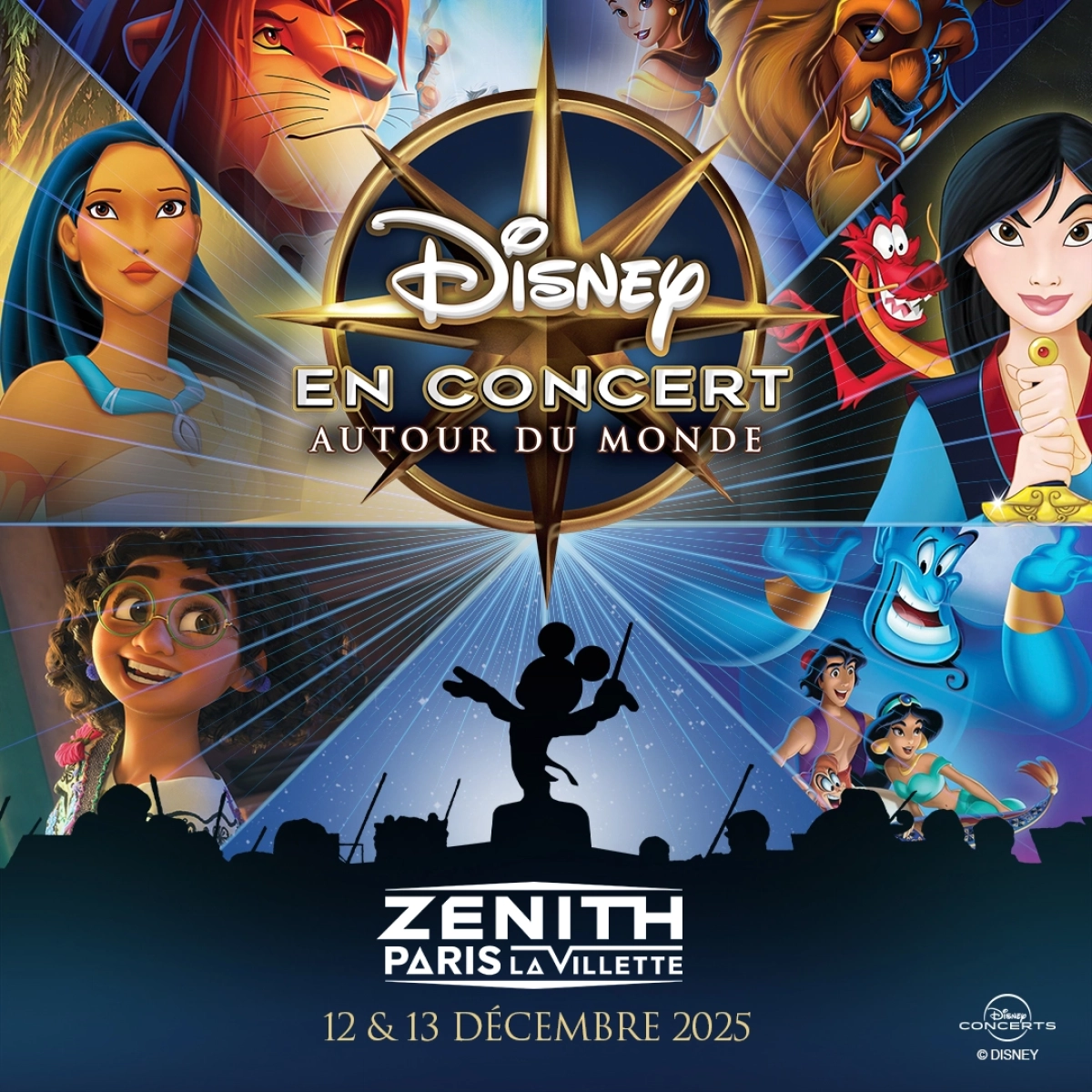 Billets Disney en concert - Autour du Monde (Zenith Paris - Paris)