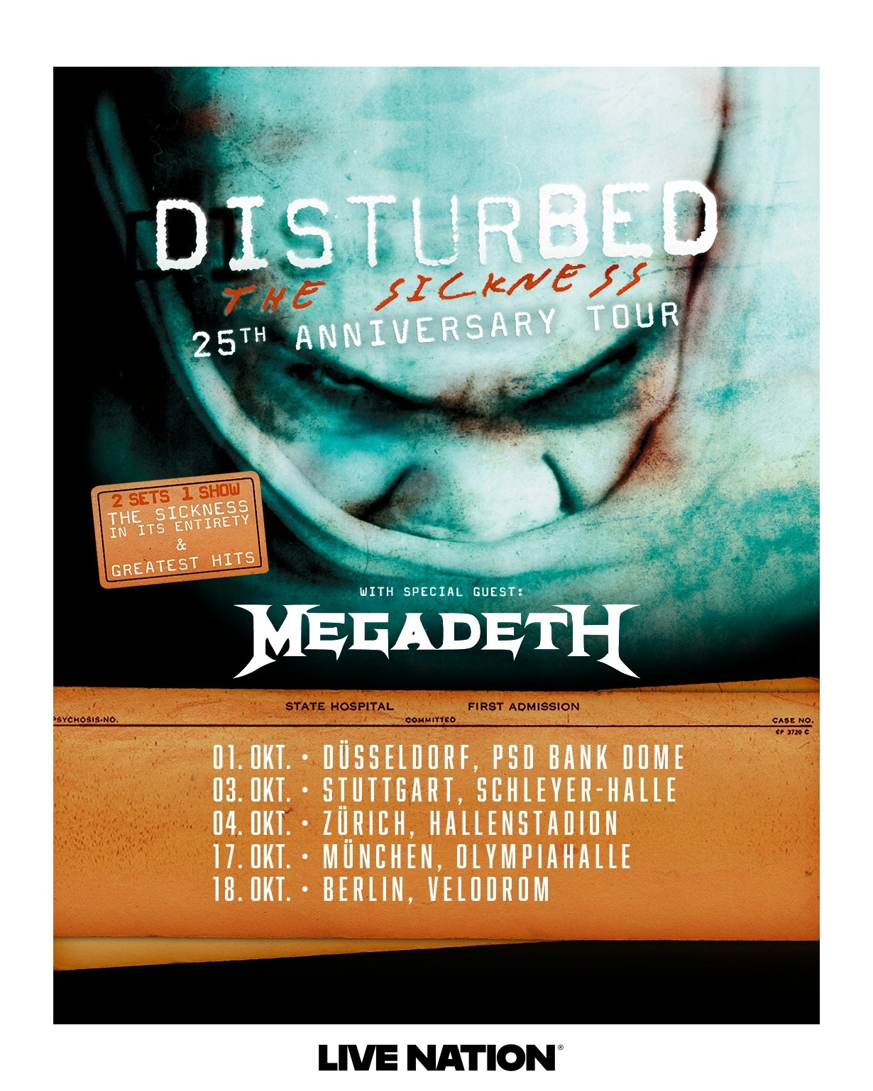 Billets Disturbed (Hanns-Martin-Schleyer-Halle - Stuttgart)