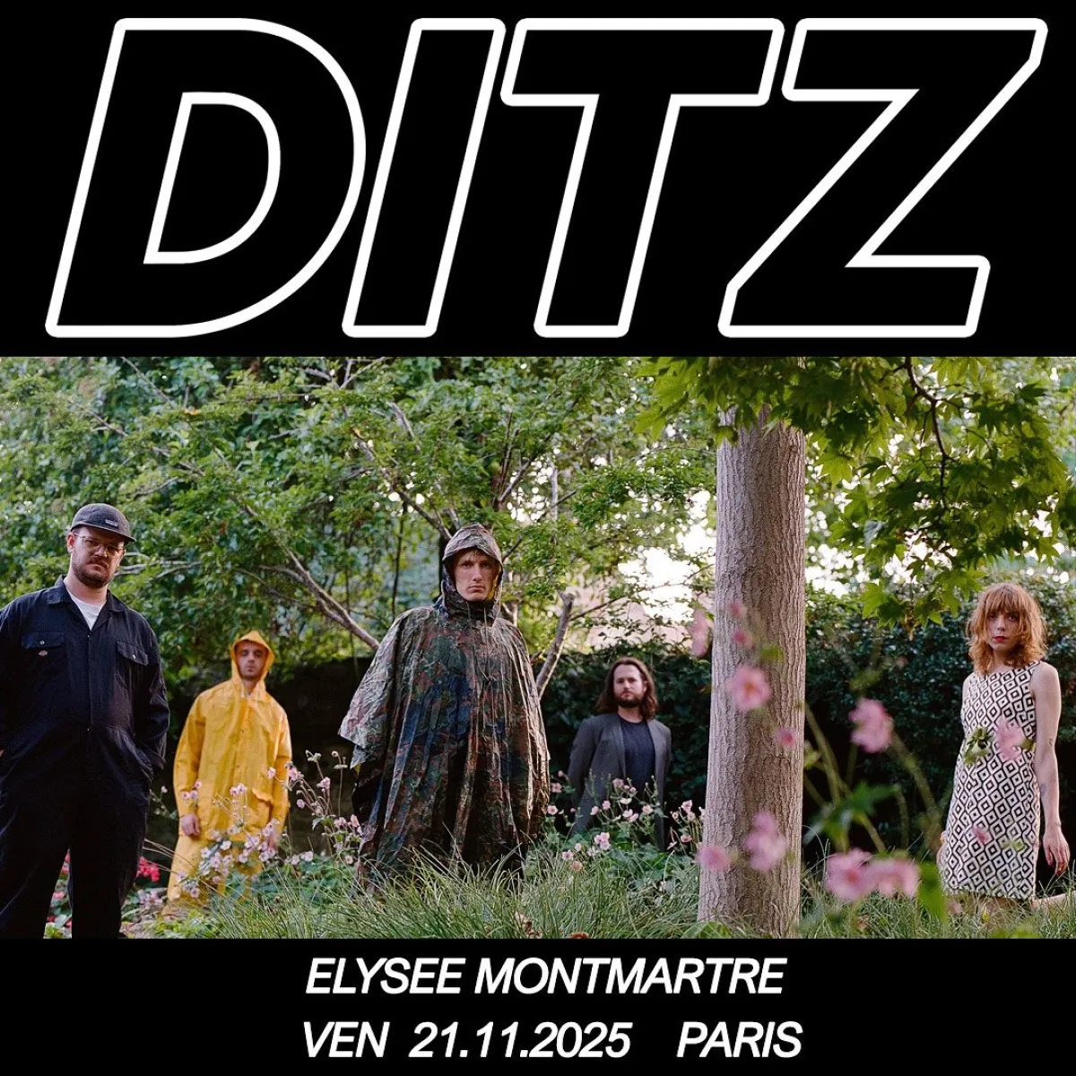 Ditz en Elysee Montmartre Tickets