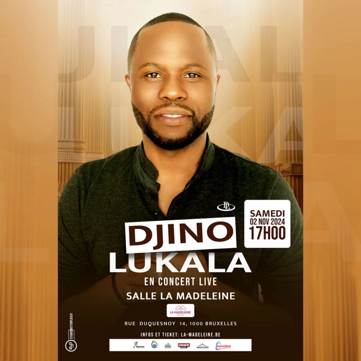 Djino Lukala at La Madeleine Tickets