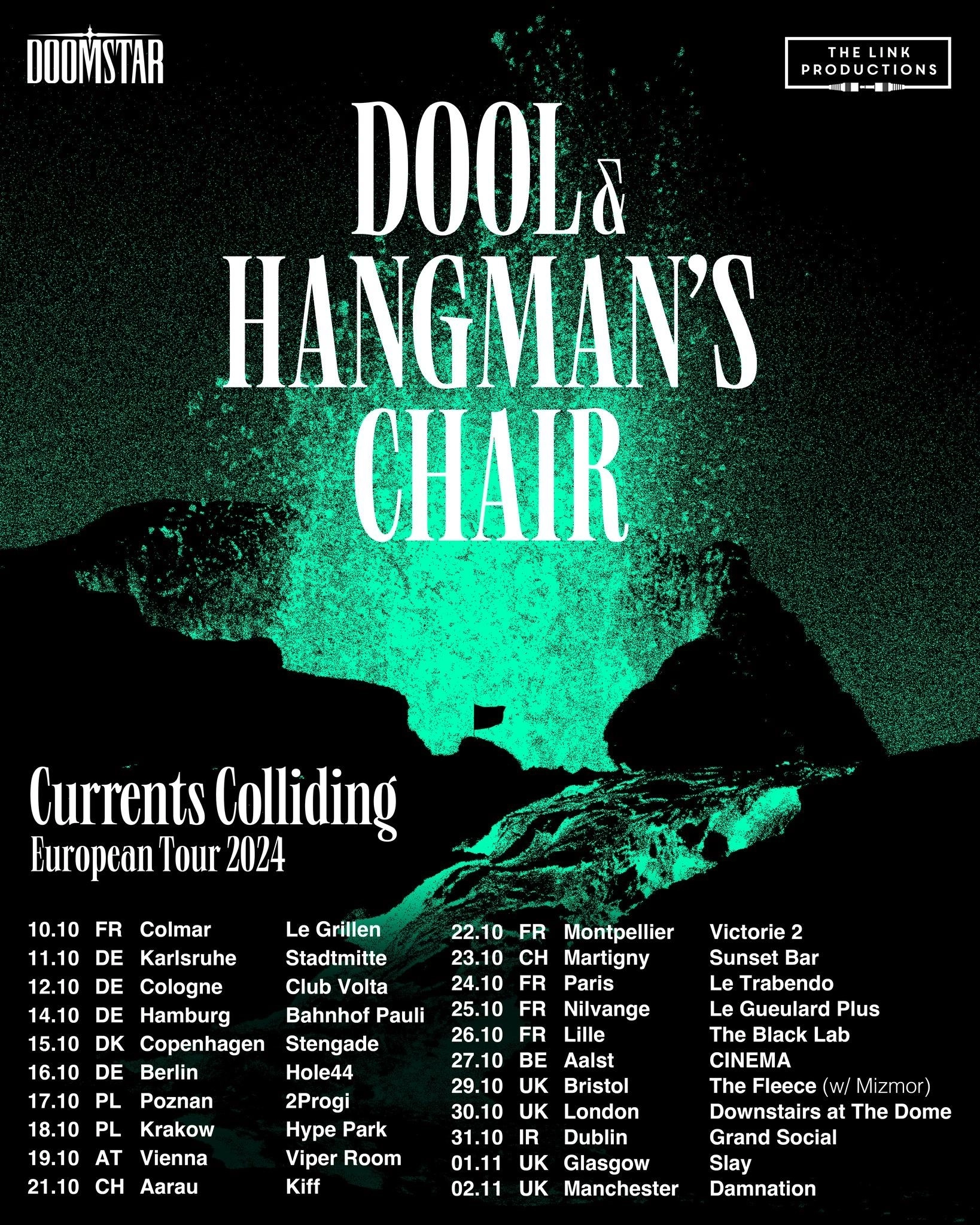 Dool - Hangman's Chair - Currents Colliding in der Bahnhof Pauli Tickets