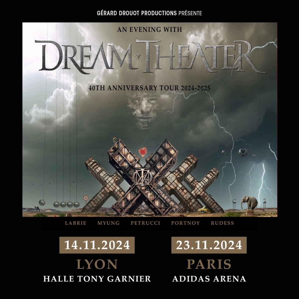 Dream Theater al Adidas Arena Tickets