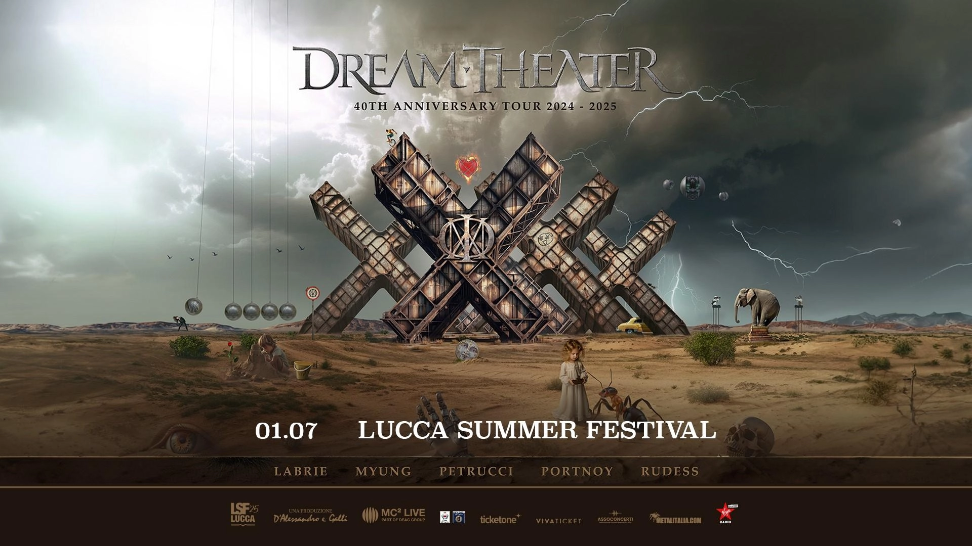 Dream Theater at Piazza Napoleone Tickets