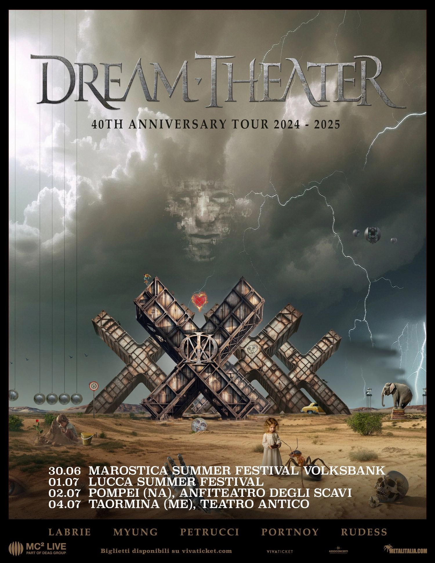 Dream Theater al Teatro Antico Taormina Tickets