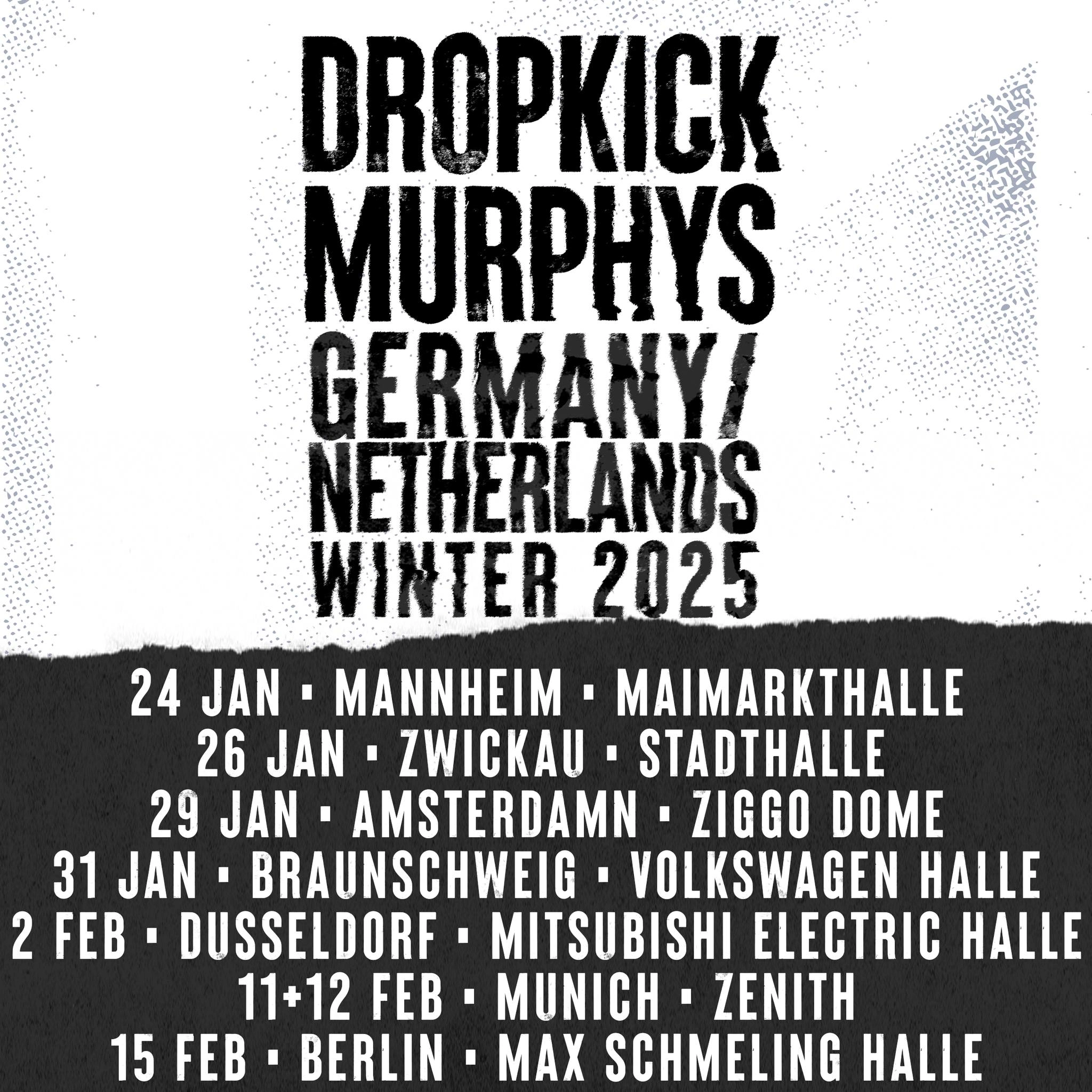 Billets Dropkick Murphys (Ziggo Dome - Amsterdam)