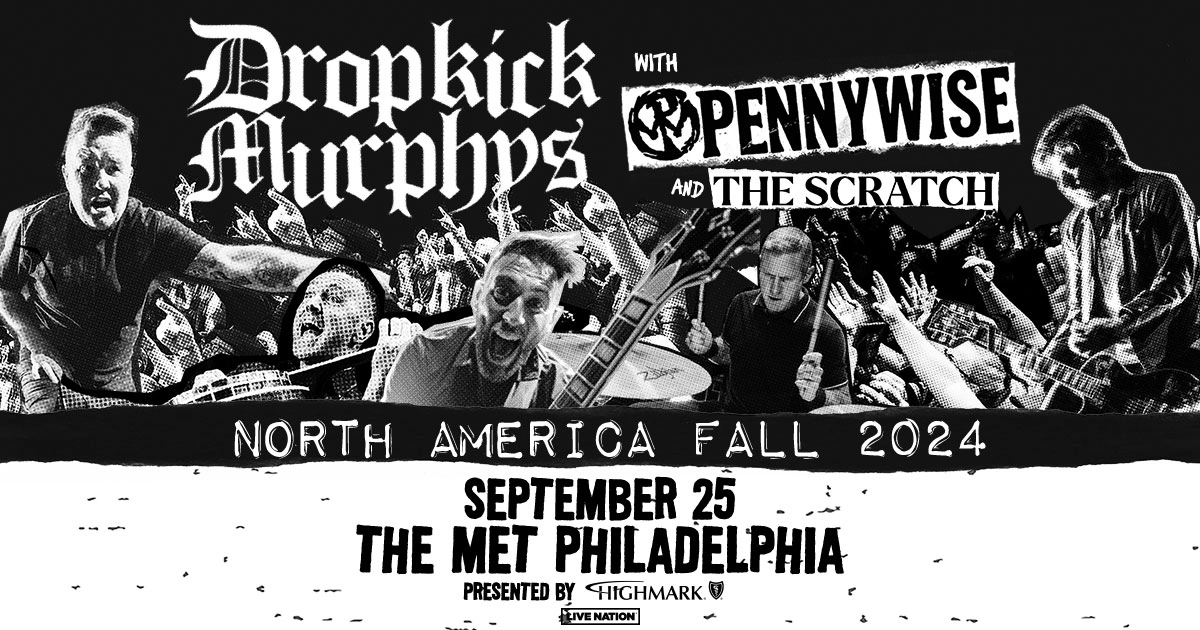 Billets Dropkick Murphys - Pennywise - The Scratch (The Met Philadelphia - Philadelphie)