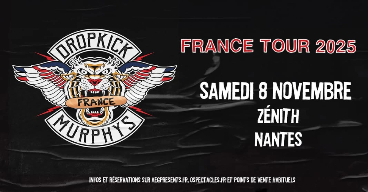 Billets Dropkick Murphys (Zenith Nantes - Nantes)