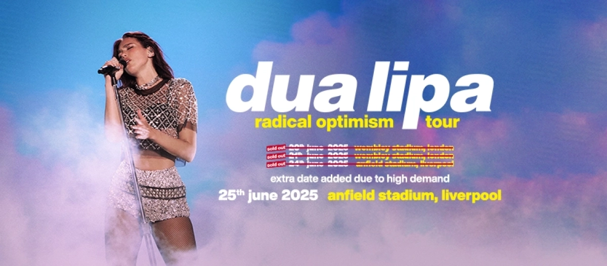 Dua Lipa in der Anfield Tickets