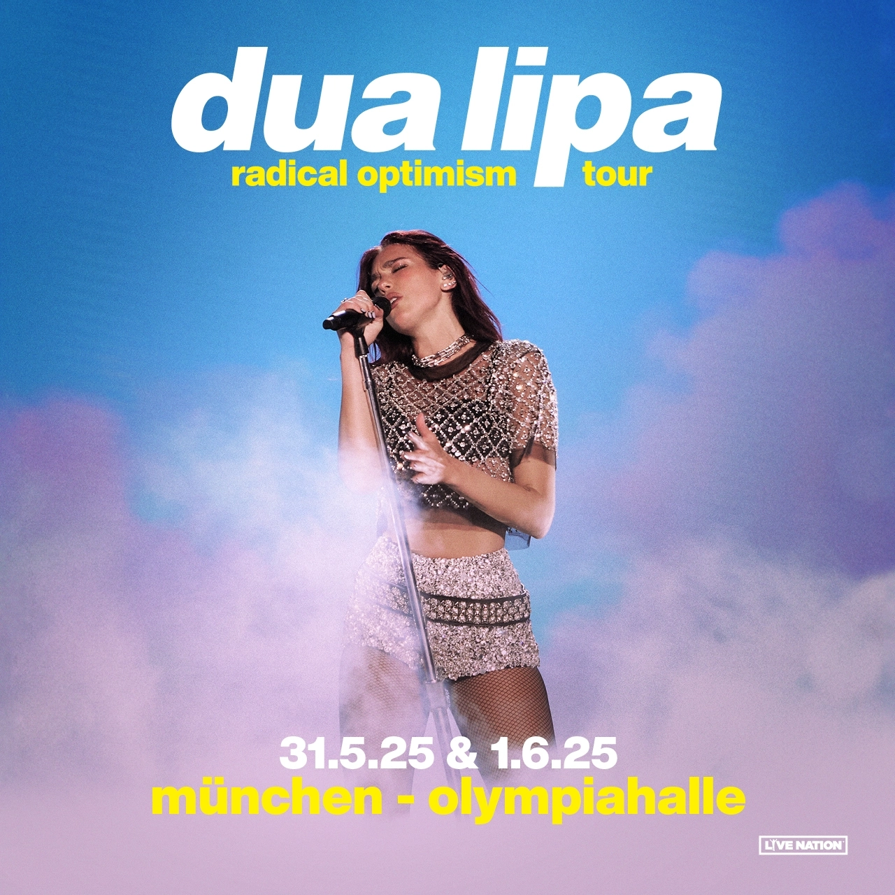 Konzert Dua Lipa in Munich (Olympiahalle Munchen) am 31 Mai 2025