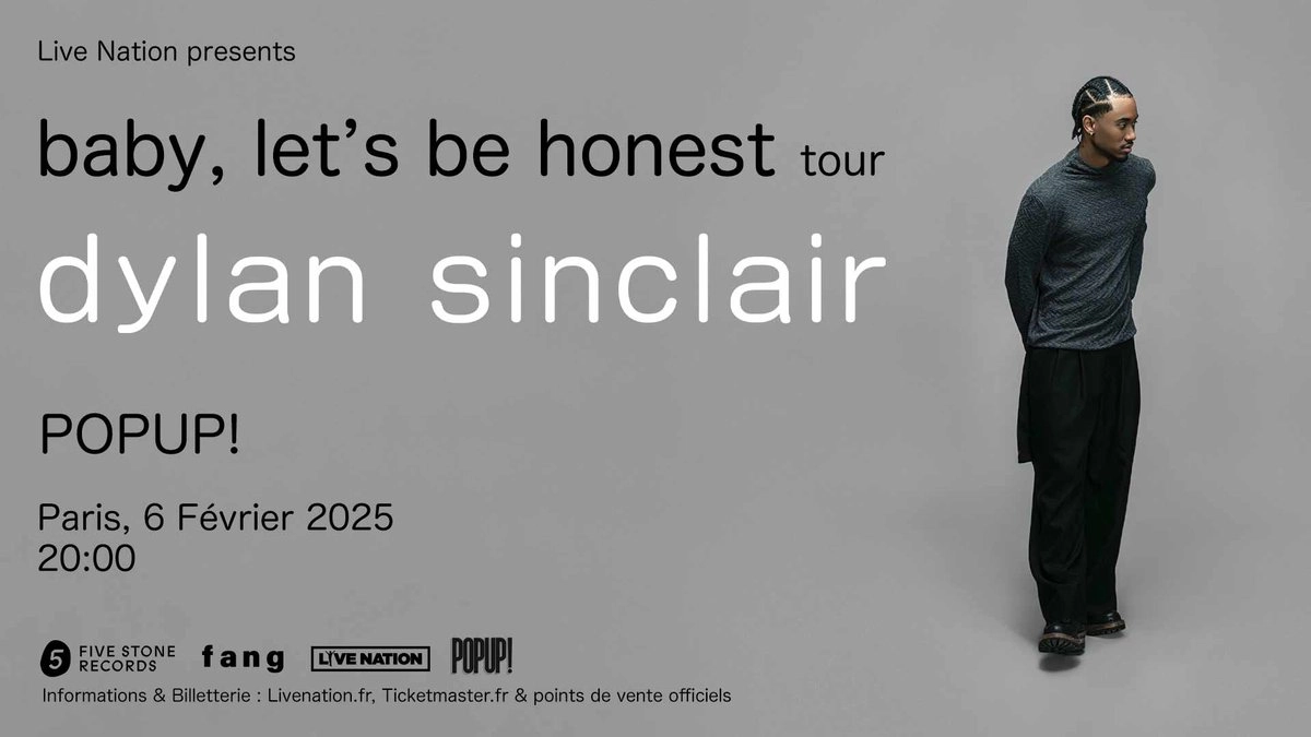 Dylan Sinclair en Popup Paris Tickets