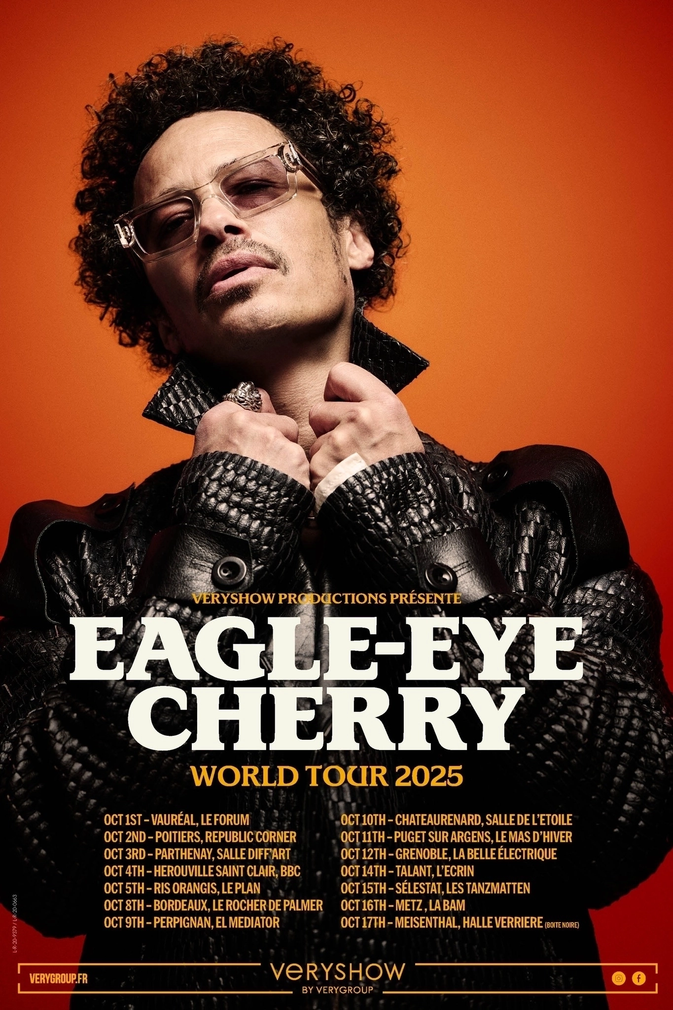 Eagle-Eye Cherry at Le Forum Vaureal Tickets