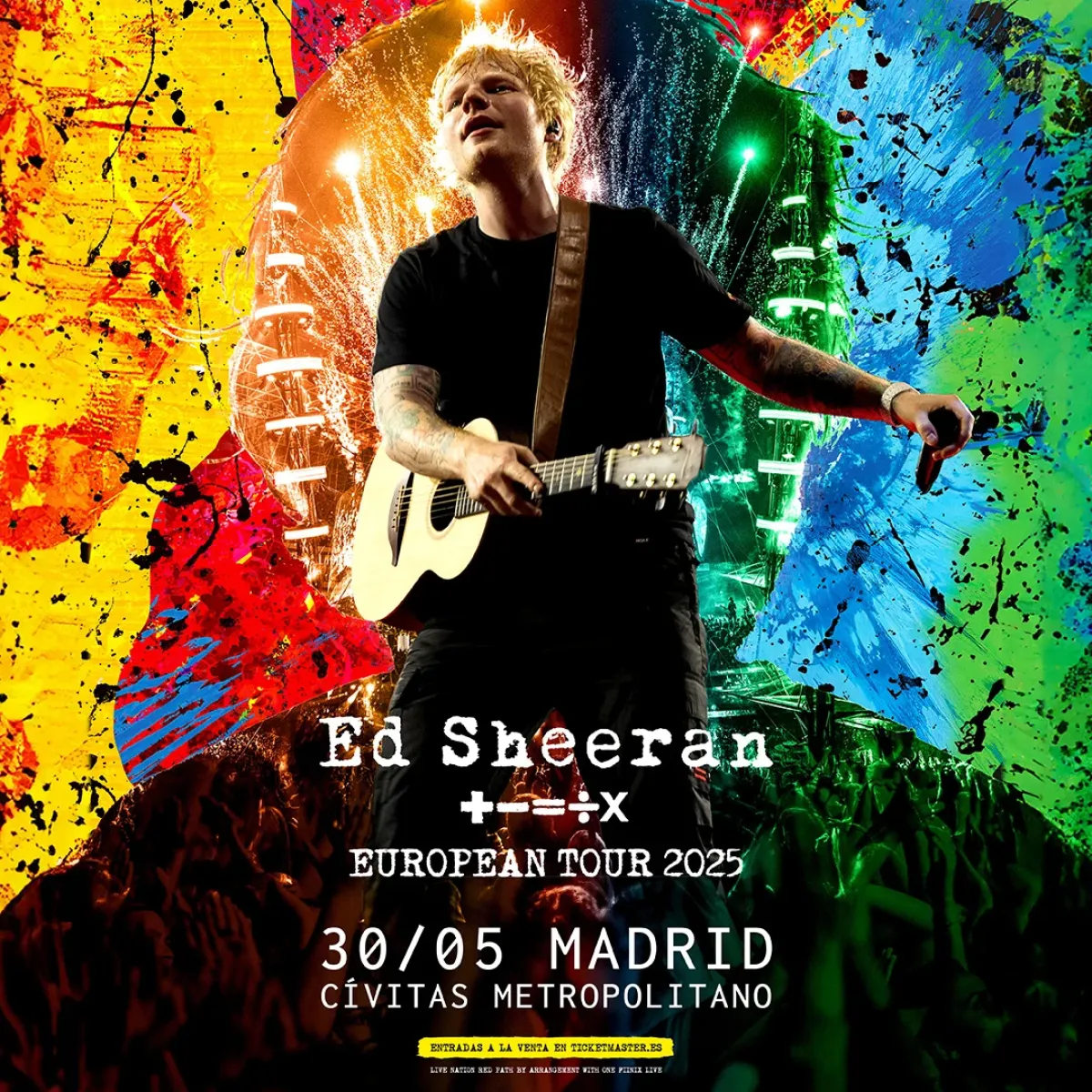 Billets Ed Sheeran (Civitas Metropolitano - Madrid)