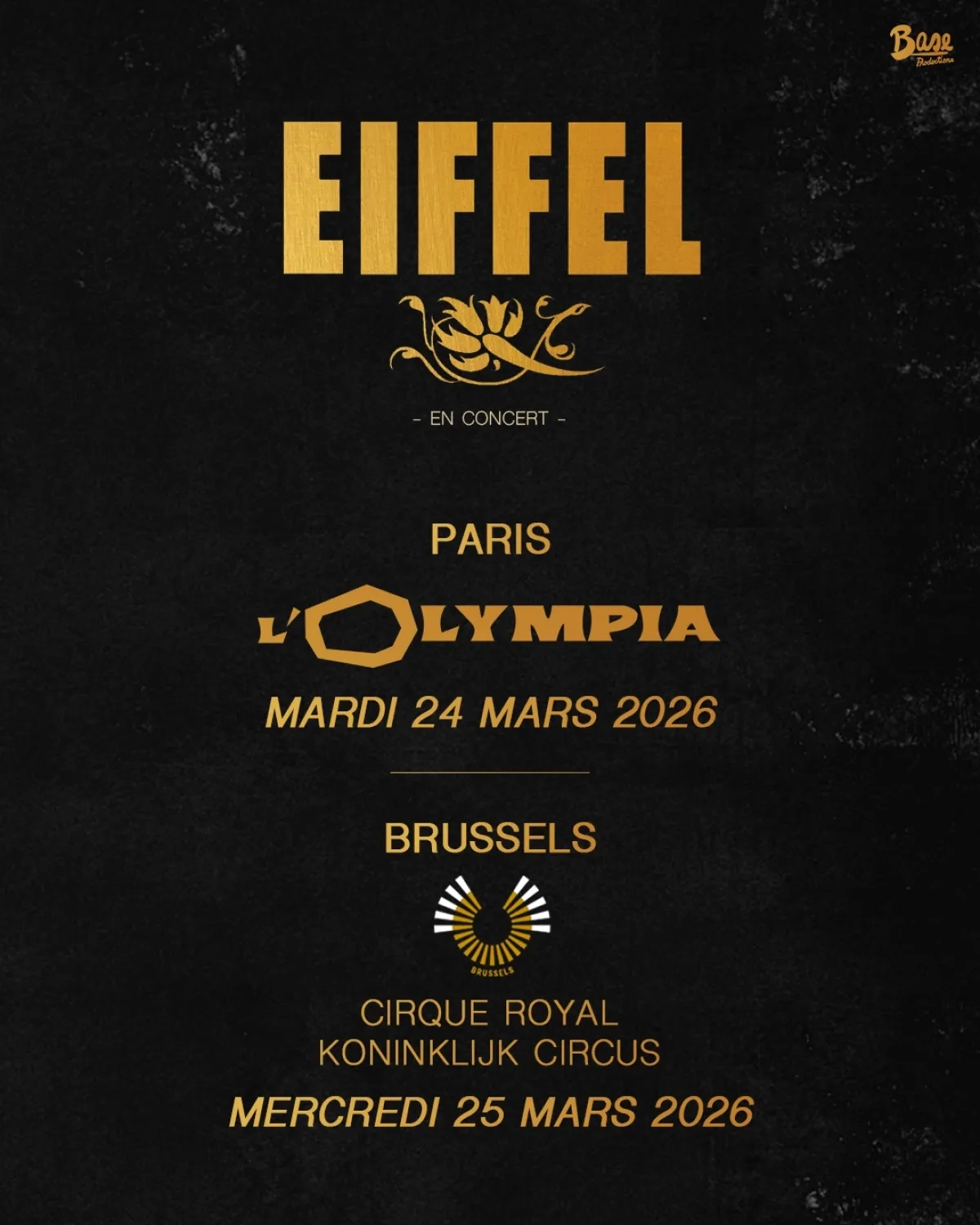 Eiffel en Cirque Royal Tickets