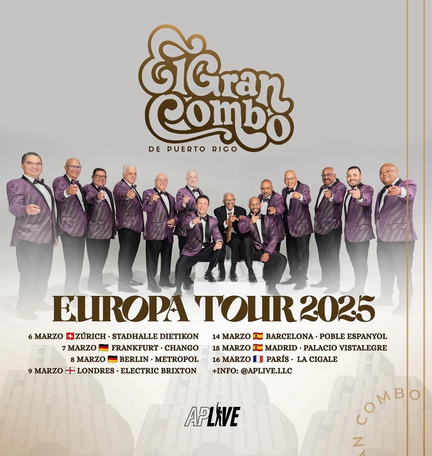 El Gran Combo De Puerto Rico en La Cigale Tickets