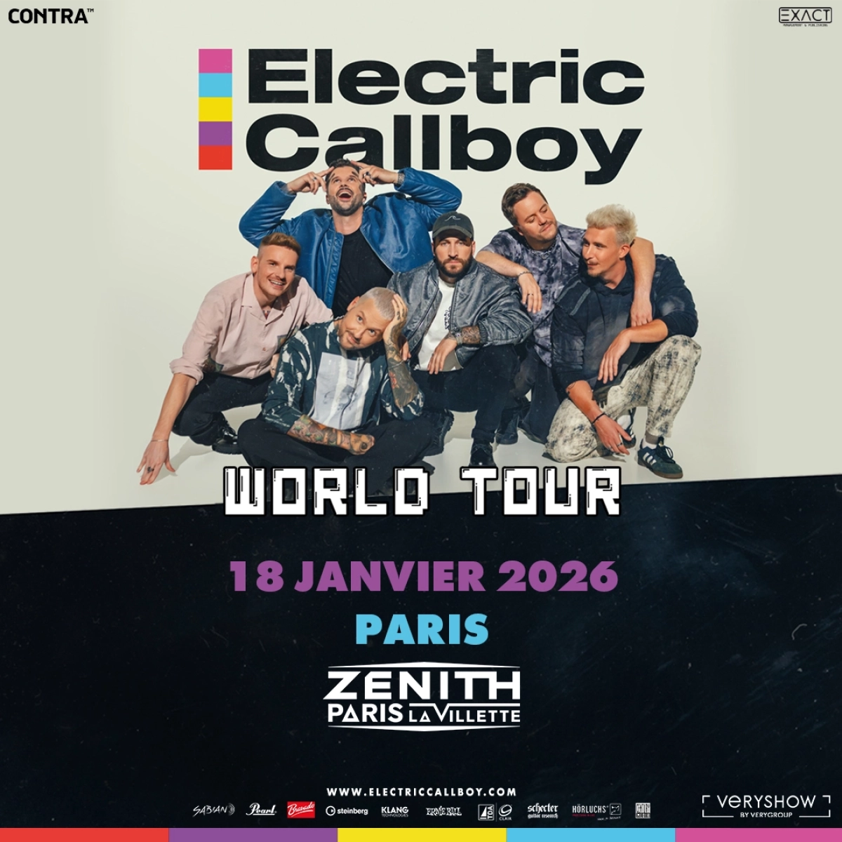 Billets Electric Callboy (Zenith Paris - Paris)