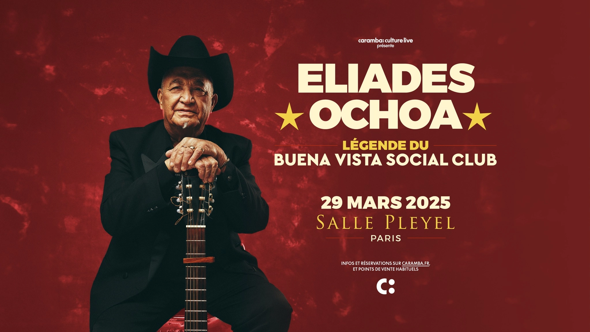 Eliades Ochoa at Salle Pleyel Tickets