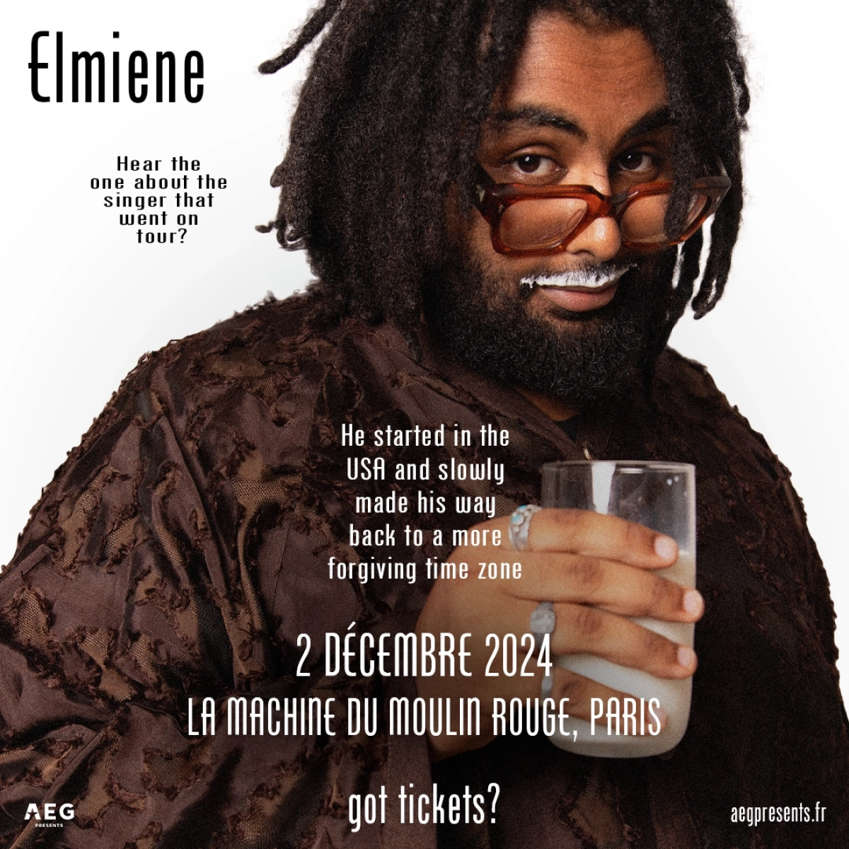 Elmiene at La Machine du Moulin Rouge Tickets