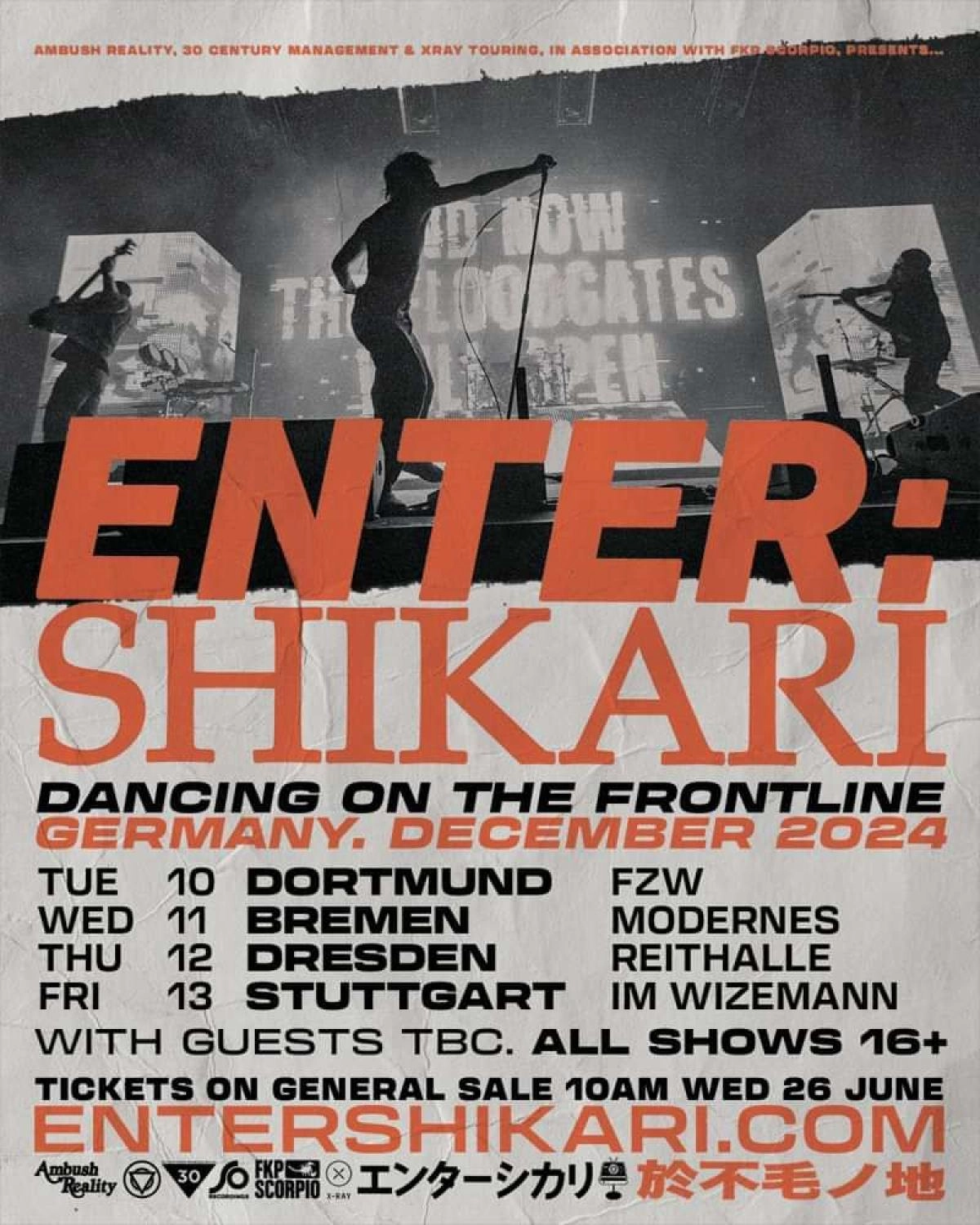 Enter Shikari en Im Wizemann Tickets