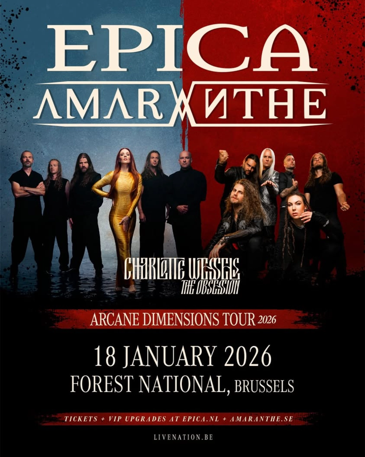 Epica - Amaranthe en Forest National Tickets