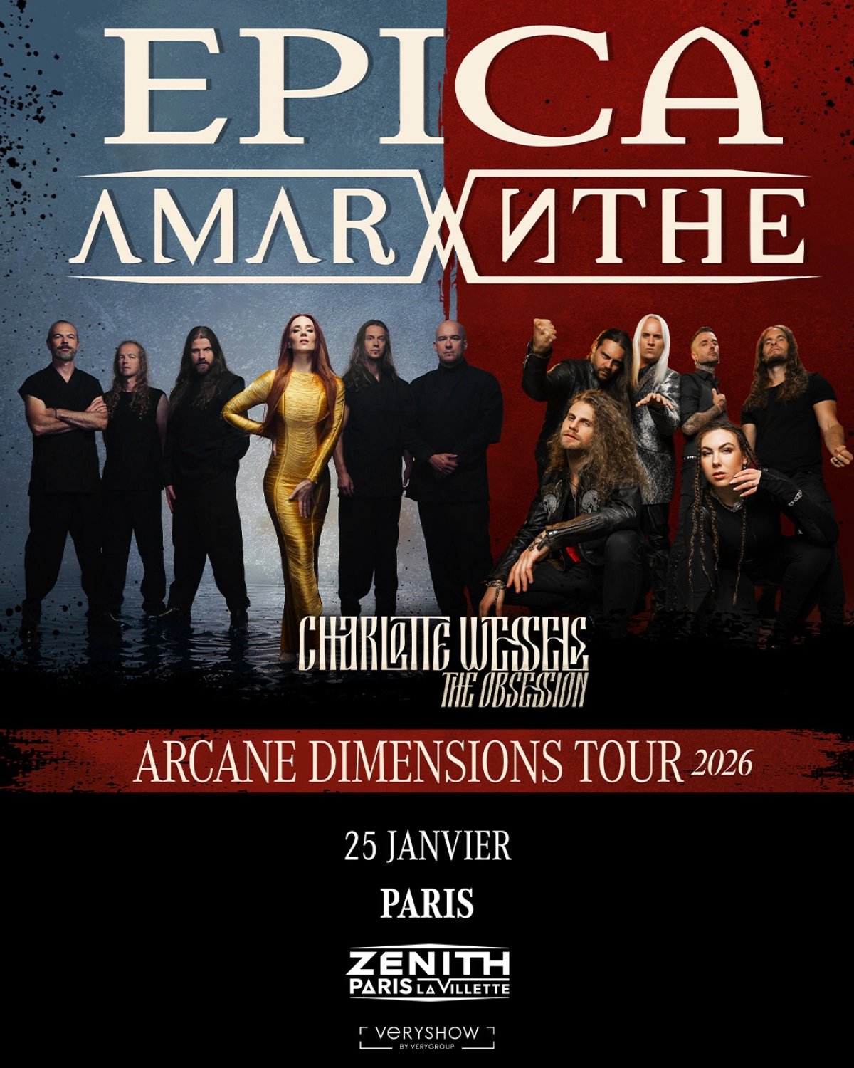 Billets Epica - Amaranthe (Zenith Paris - Paris)