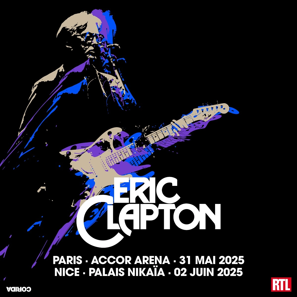 Billets Eric Clapton (Accor Arena - Paris)