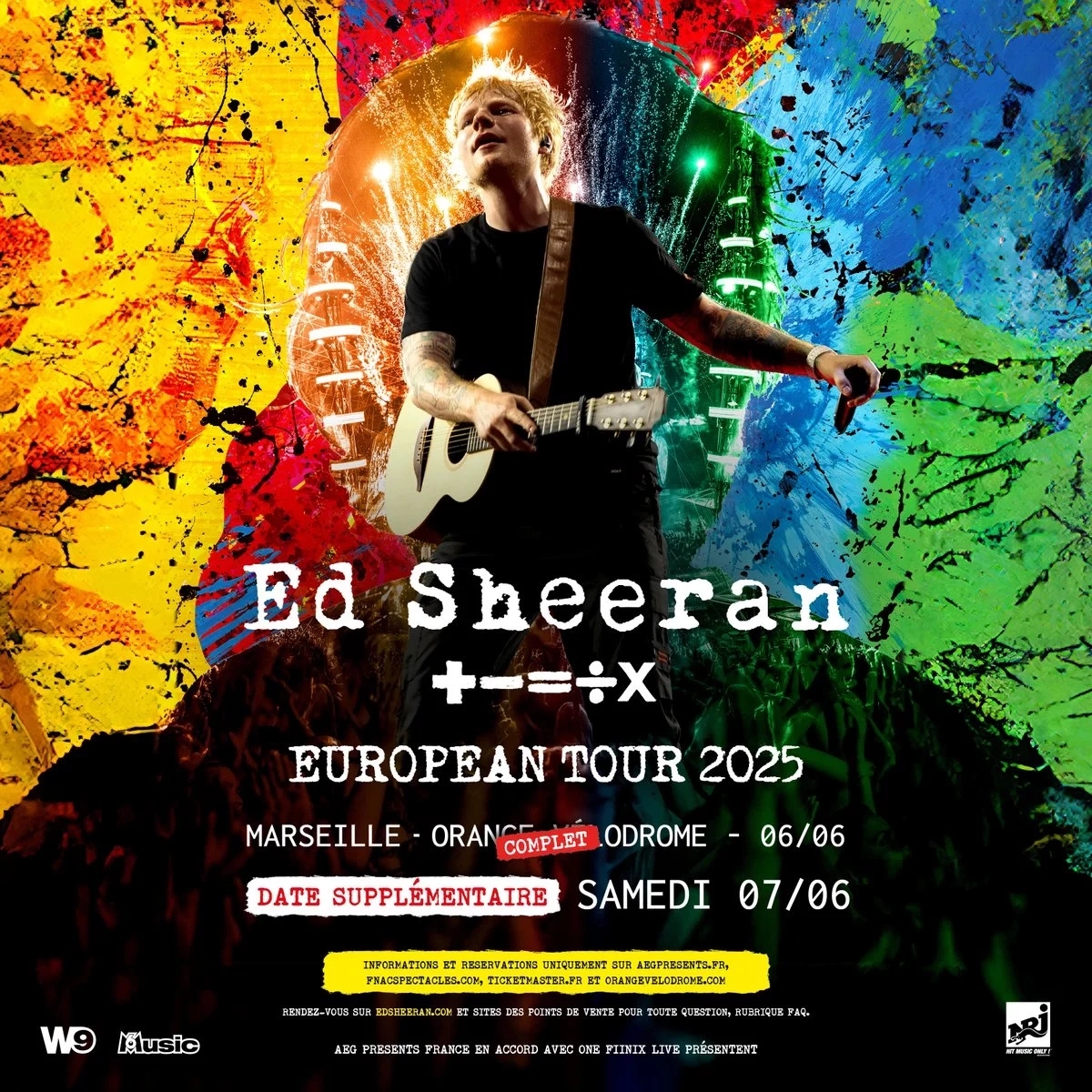 Ed Sheeran in der Orange Velodrome Tickets