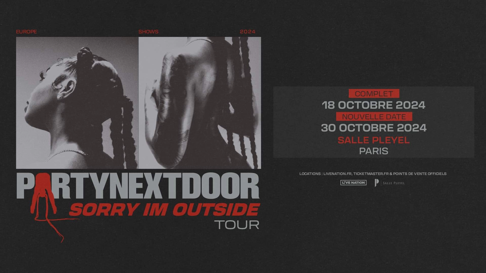 PartyNextDoor at Salle Pleyel Tickets