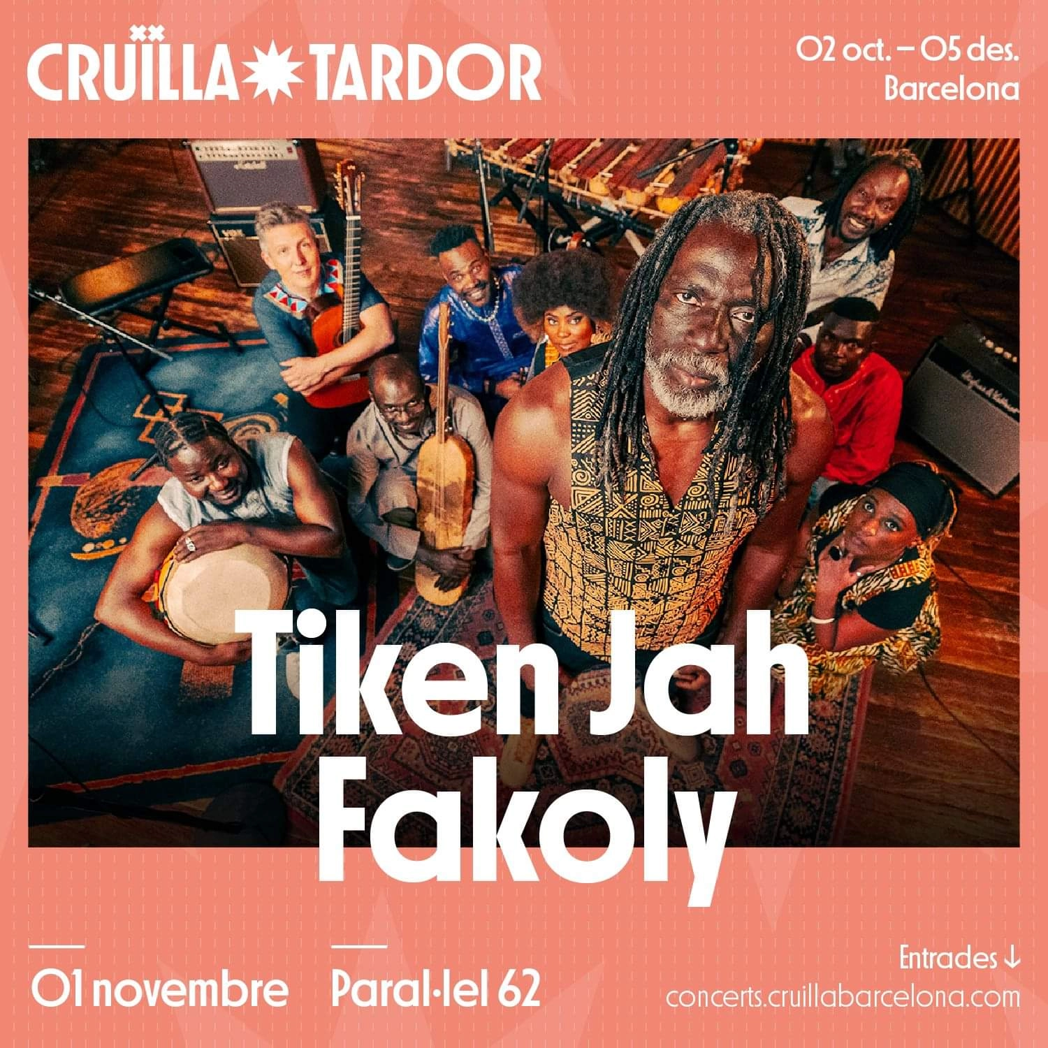 Billets Tiken Jah Fakoly (Paral-lel 62 - Barcelone)