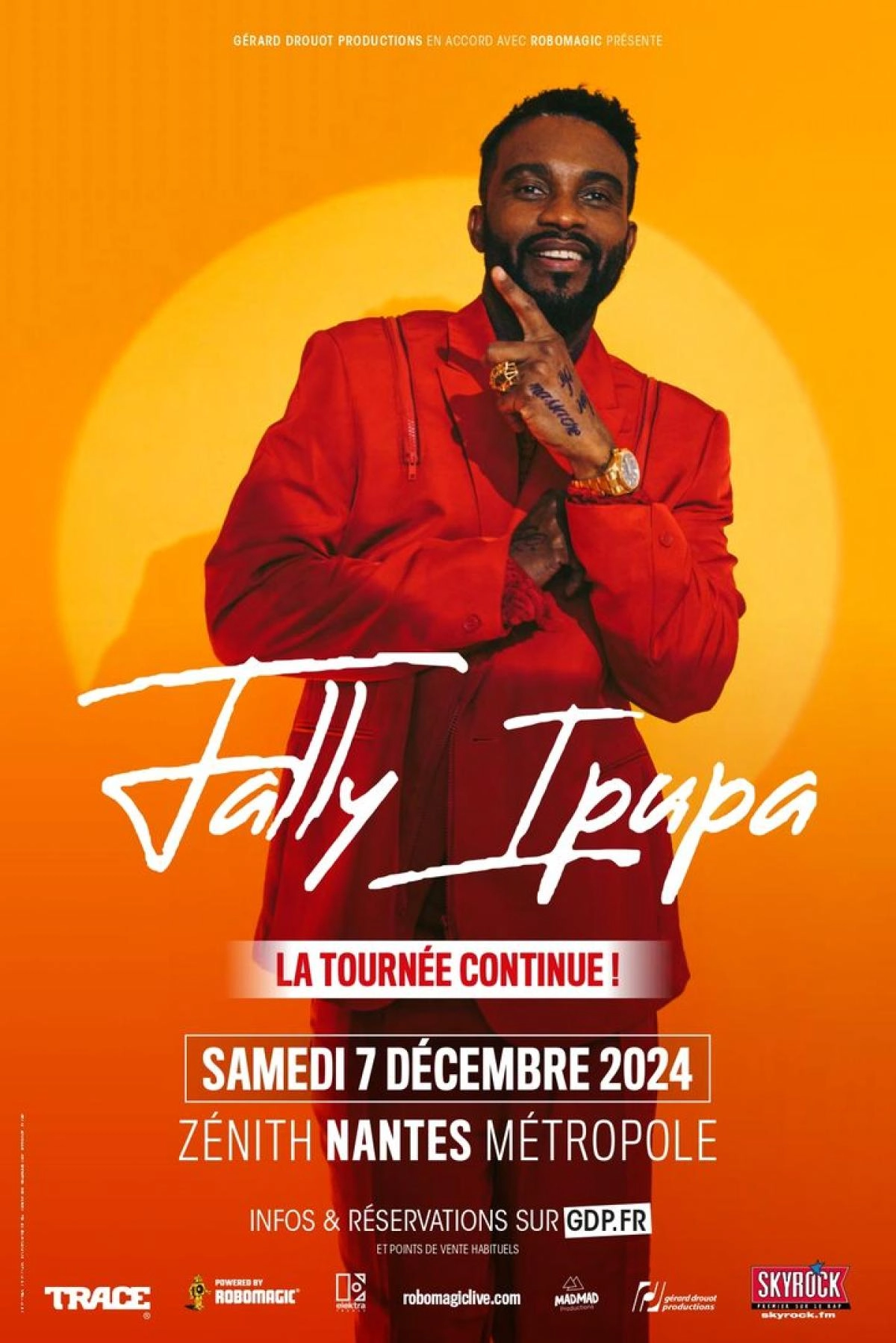 Fally Ipupa at Zenith Nantes Tickets