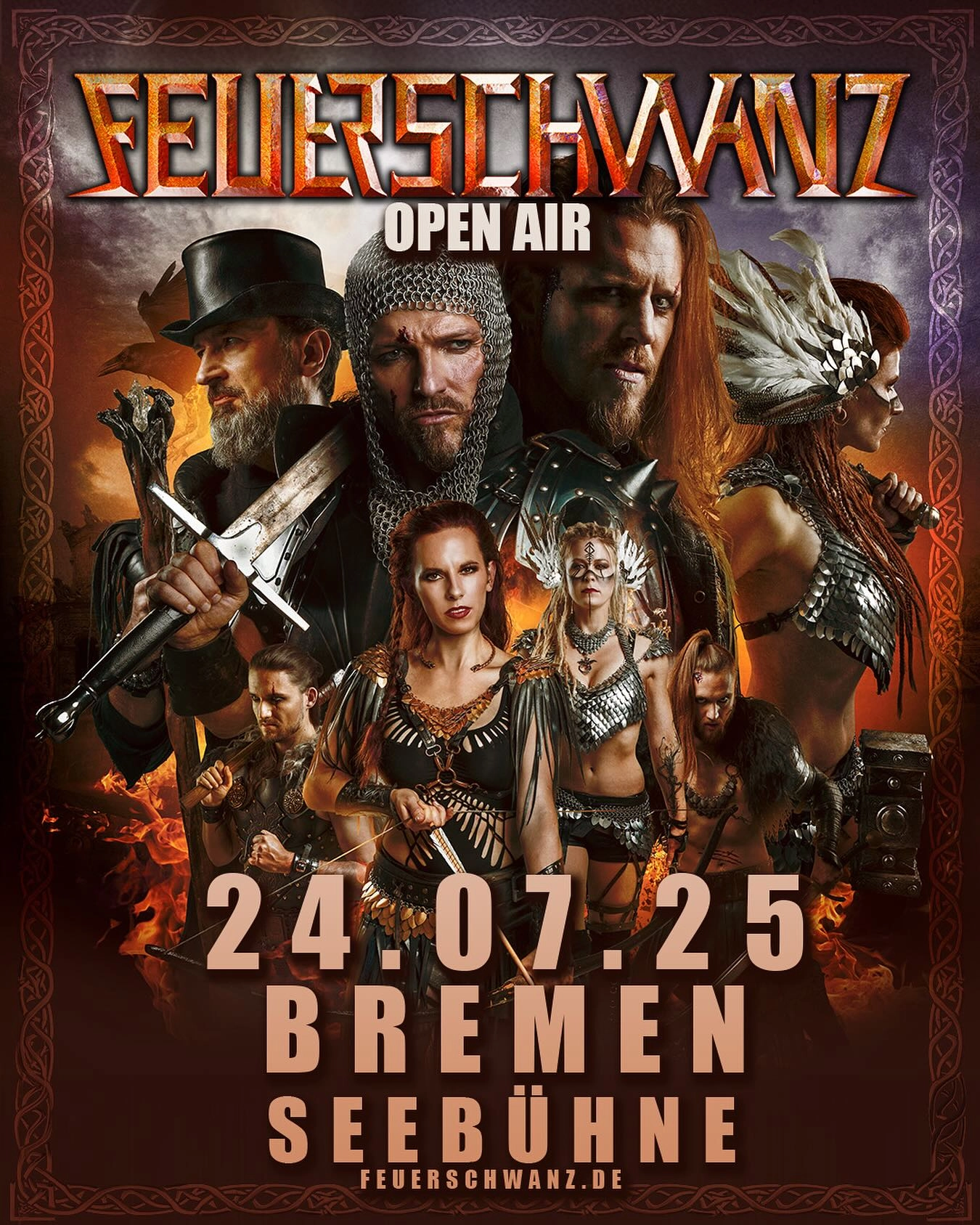 Feuerschwanz - Open Air 2025 at Seebühne Bremen Tickets