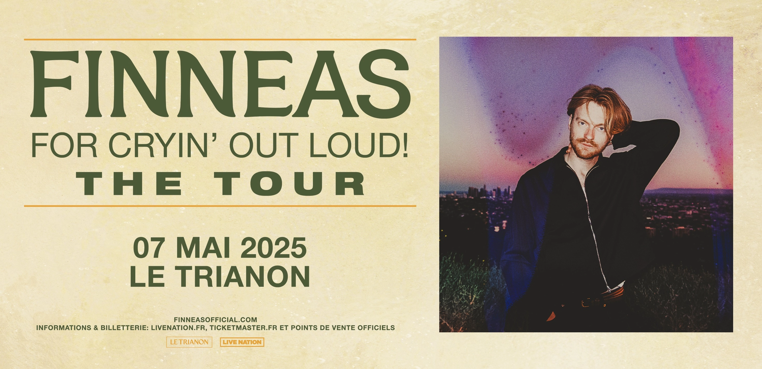 Billets Finneas (Le Trianon - Paris)