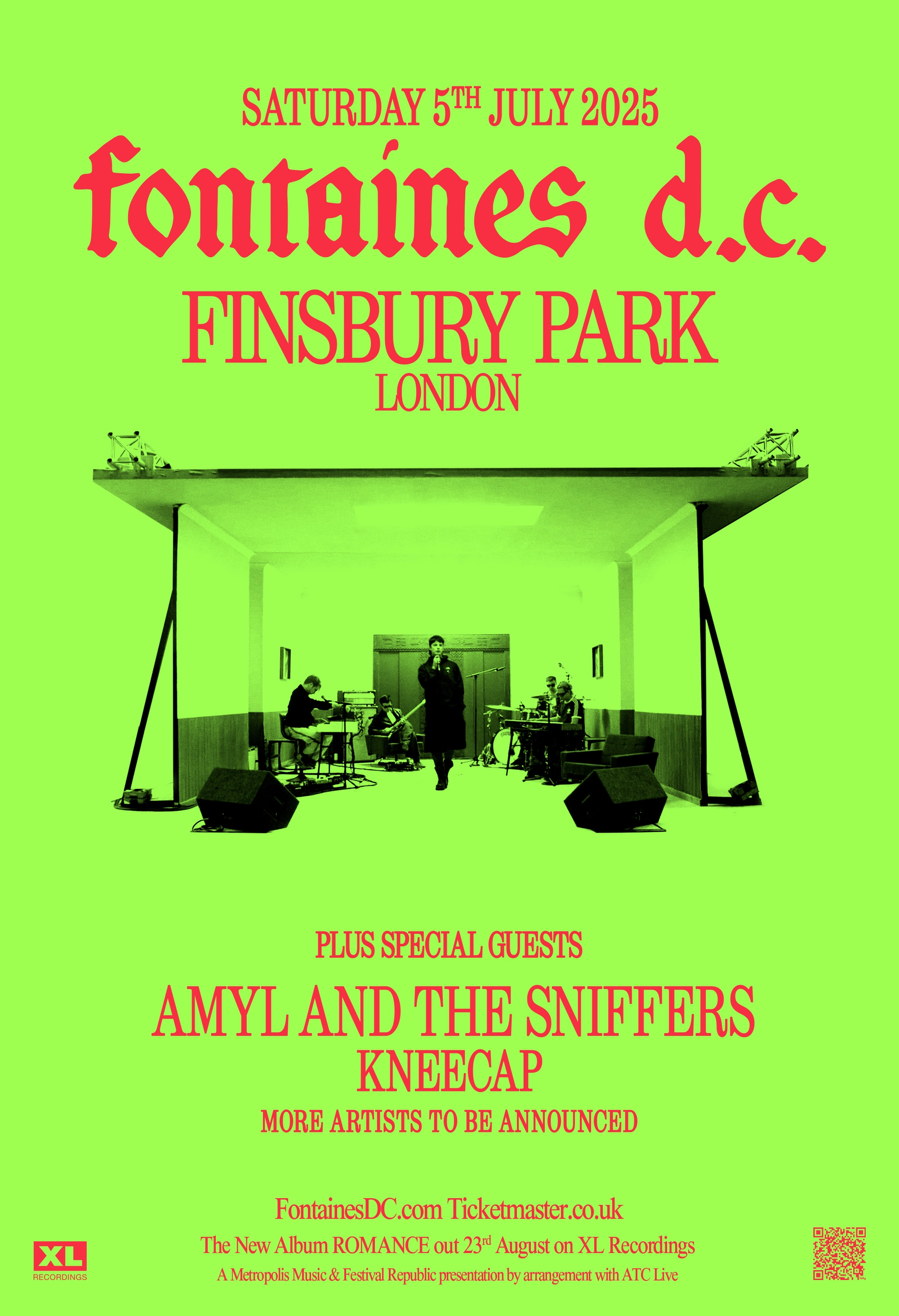 Billets Finsbury Park: Fontaines D.c 2025 (Finsbury Park - Londres)