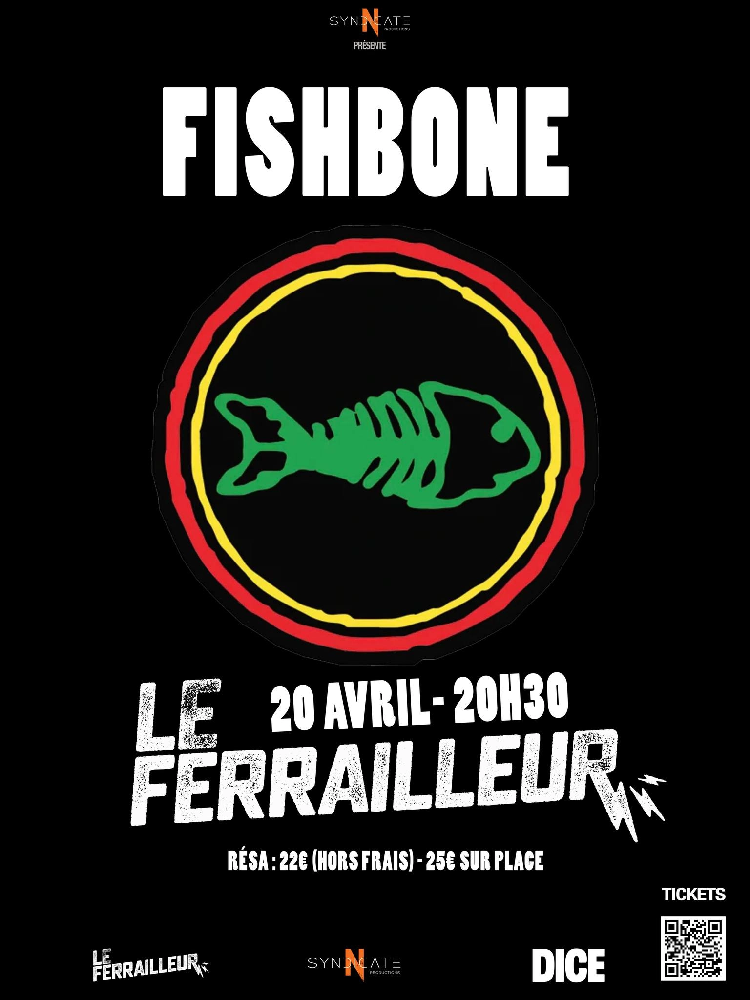 Fishbone al Le Ferrailleur Tickets