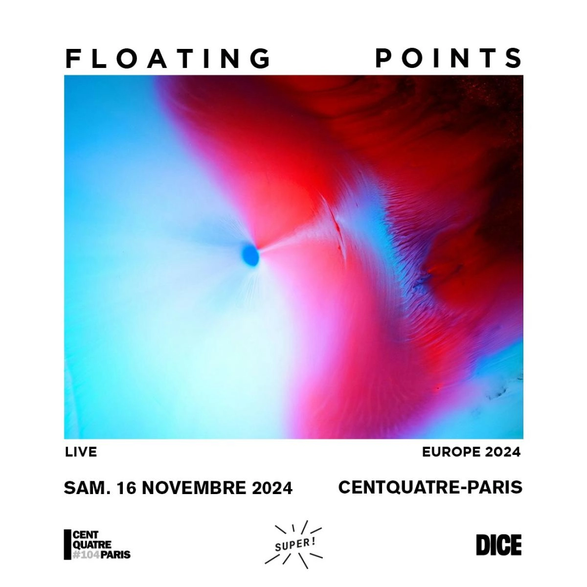 Floating Points Live at Le Centquatre Paris Tickets