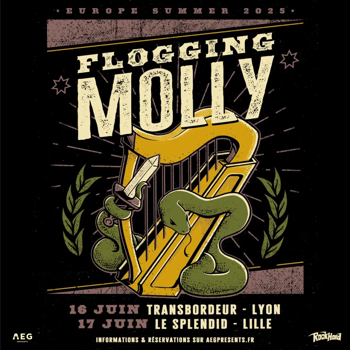 Billets Flogging Molly (Le Transbordeur - Villeurbanne)