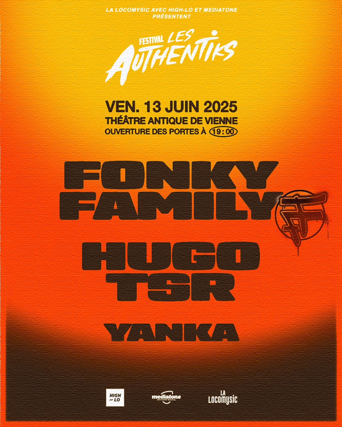 Fonky Family - Hugo Tsr - Yanka at Theatre Antique Vienne Tickets