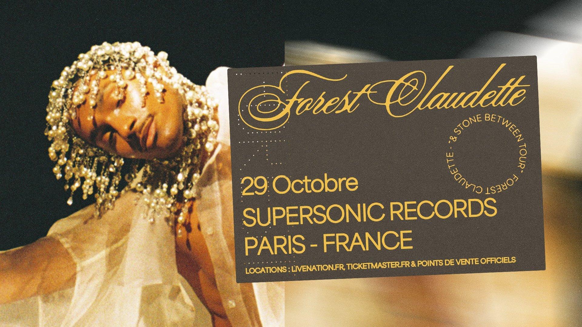 Forest Claudette in der Supersonic Records Tickets