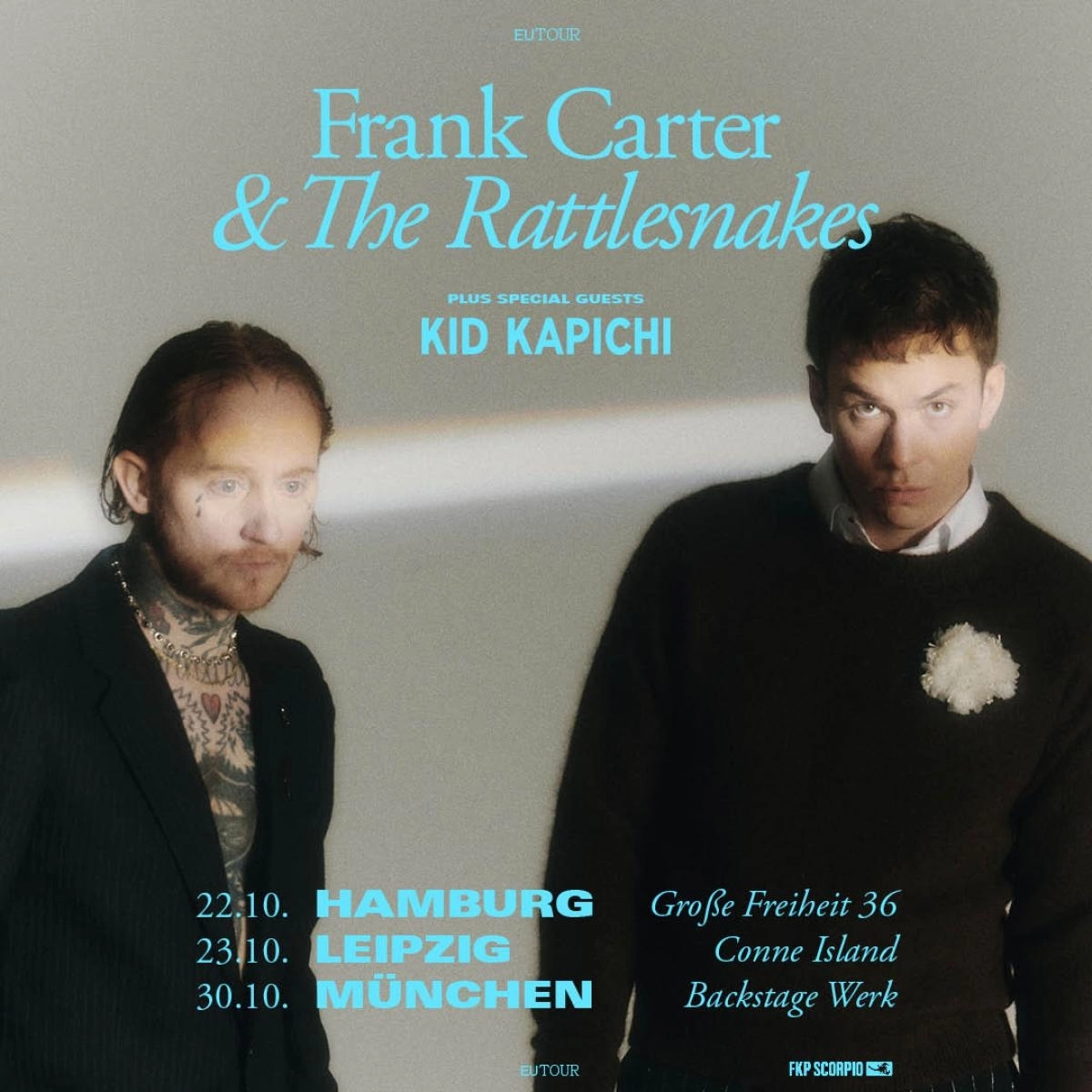 Billets Frank Carter and The Rattlesnakes (Backstage Werk - Munich)