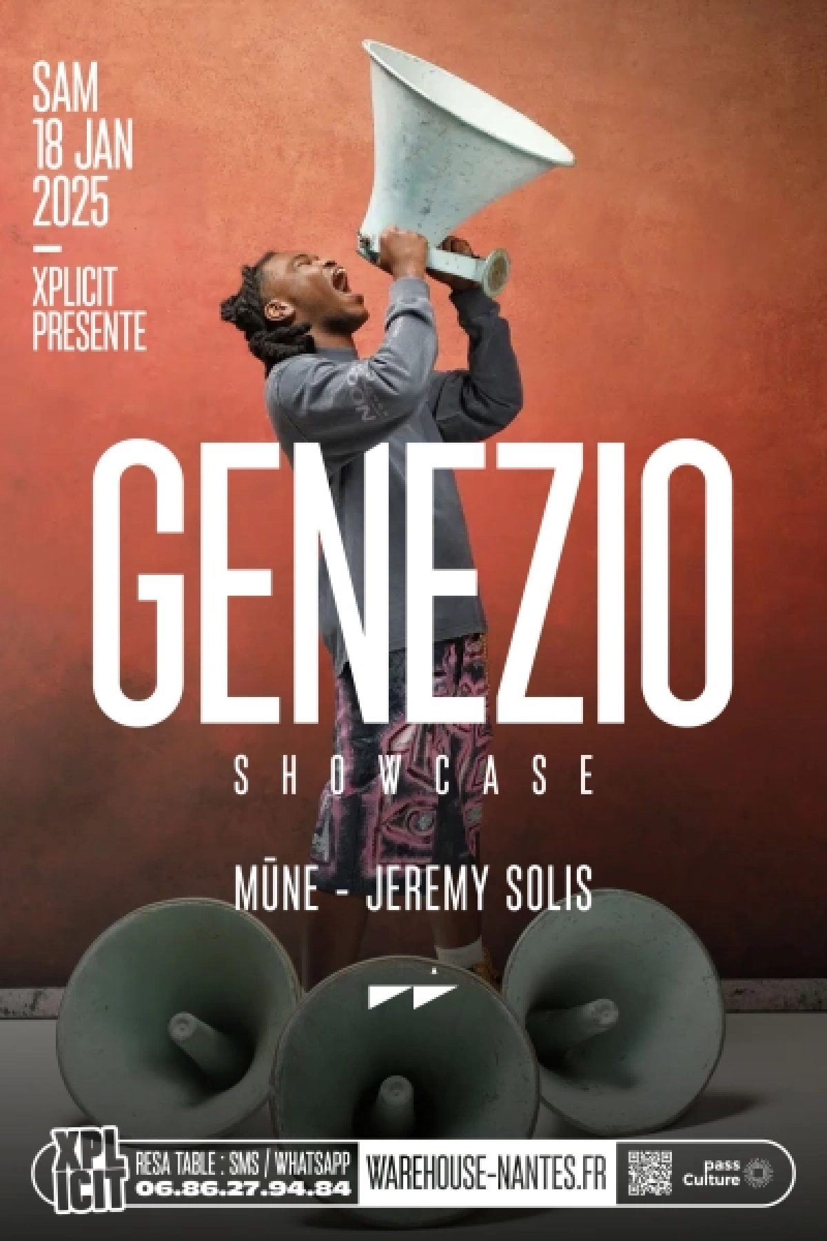 Genezio al Warehouse Nantes Tickets