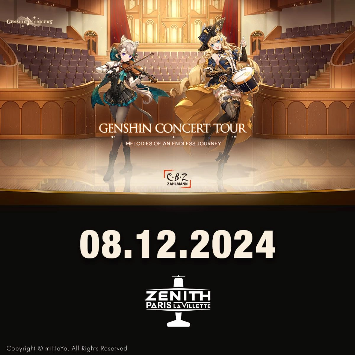 Genshin Concert Tour al Zenith Paris Tickets