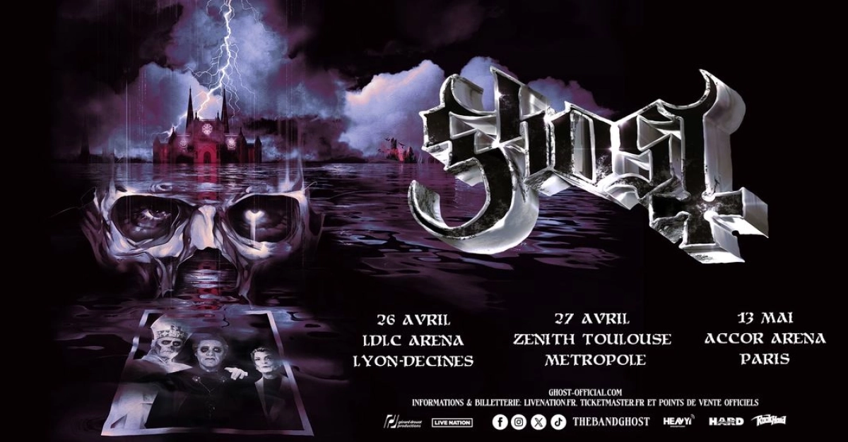 Billets Ghost (Accor Arena - Paris)