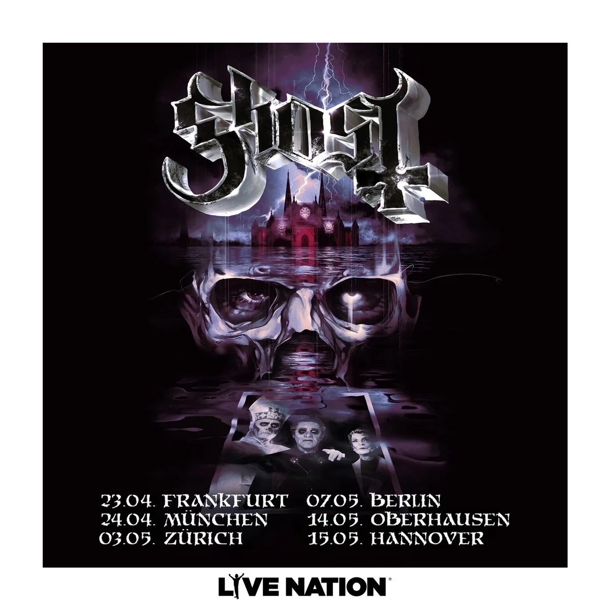 Ghost en Rudolf Weber-Arena Tickets