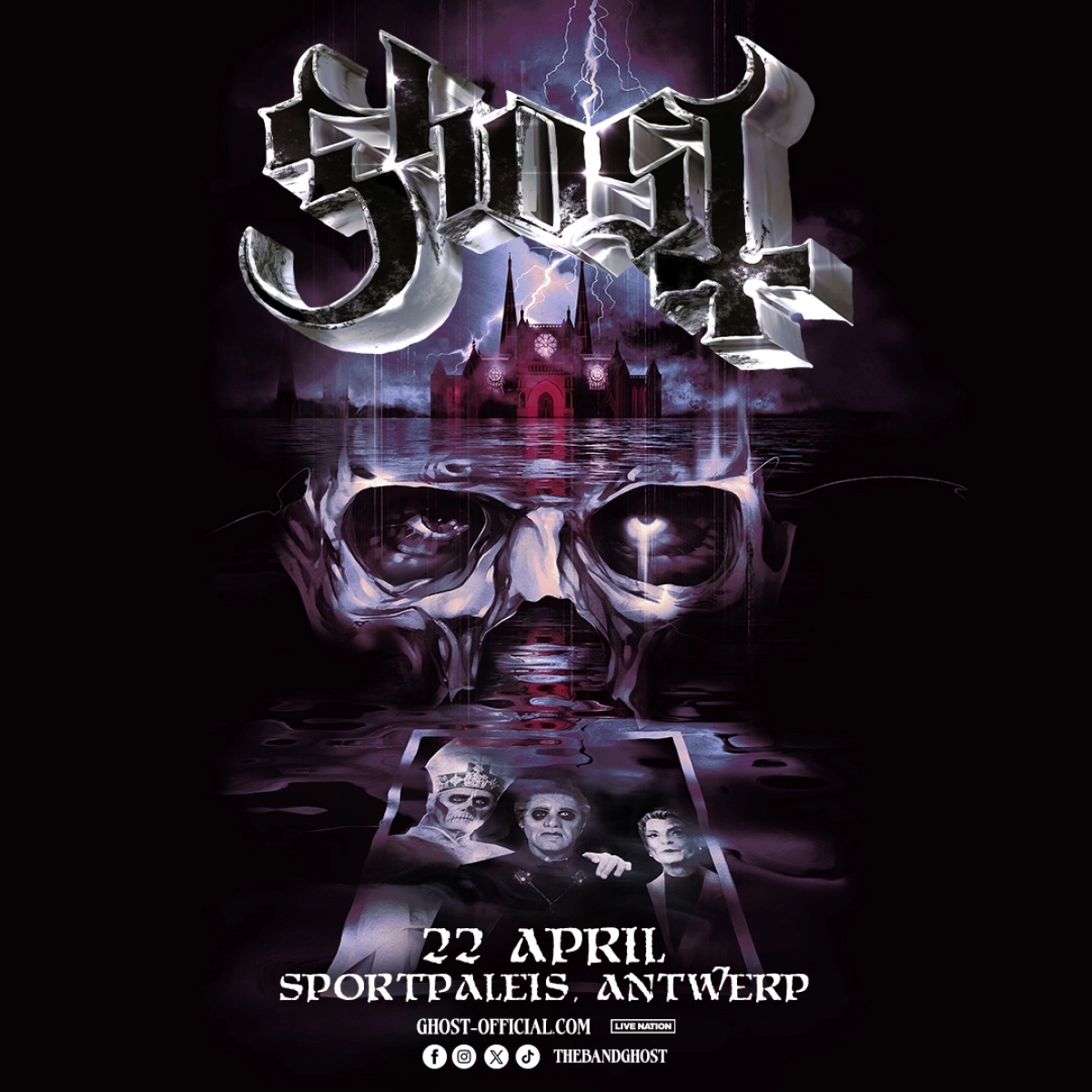 Ghost en Sportpaleis Amberes Tickets