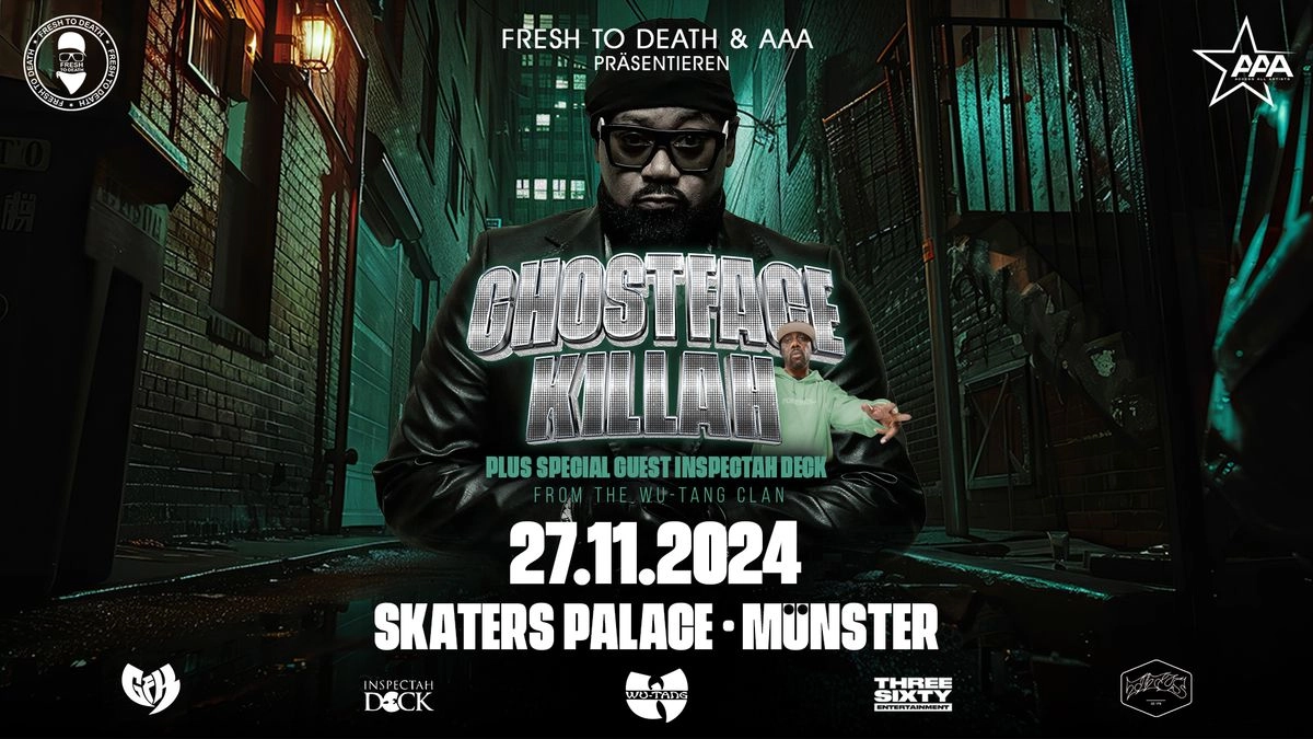 Ghostface Killah - Inspectah Deck in der Skaters Palace Tickets